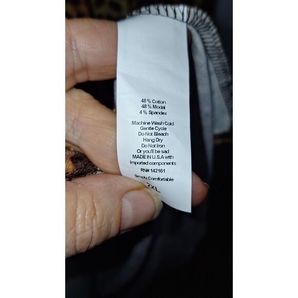 A LulaRoe Women's Plus Sized Maxi Dress Leopard Print Cocktail Party Casual 2X - Picture 5 of 10